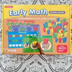 Lakeshore Early Math Activity Center - Multicolor Elephant Counters